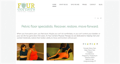 Desktop Screenshot of fourcornersphysicaltherapy.com